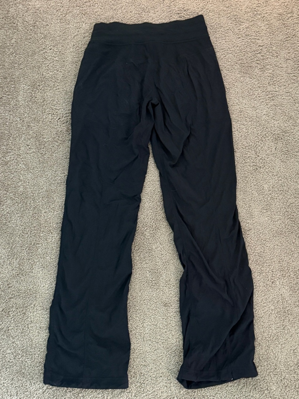 lululemon athletica Black Women's Track Pants with Drawstring Waist - Picture 2 of 2